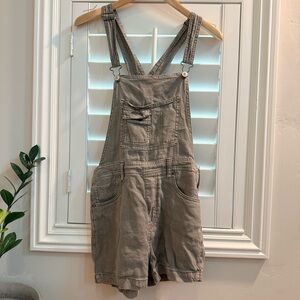 American Eagle Outfitters Taupe Gray Linen Blend Garment - Size Small
